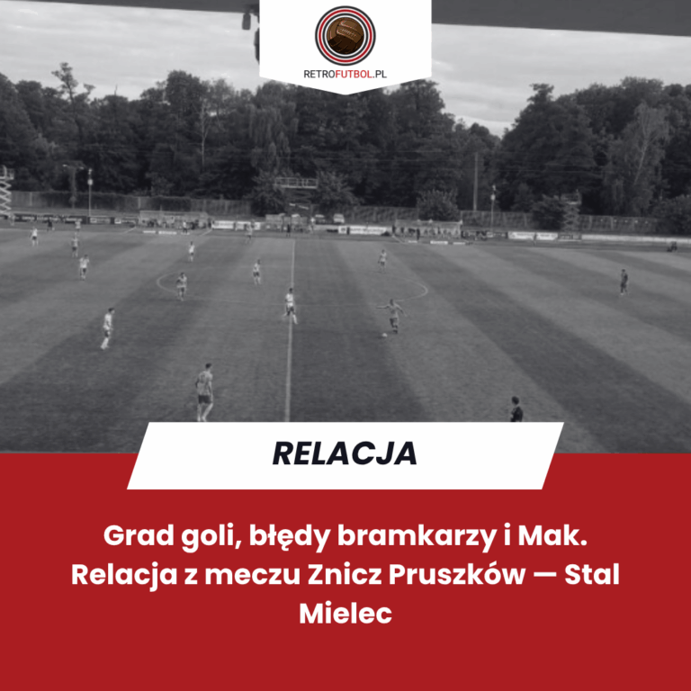 Grad goli, błędy bramkarzy i&nbsp;Mak. Relacja z&nbsp;meczu Znicz Pruszków — Stal Mielec